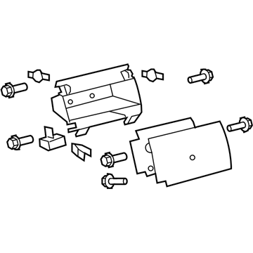 Toyota 55042-0C020-C0 Glove Box Assembly, Black, Front Upper