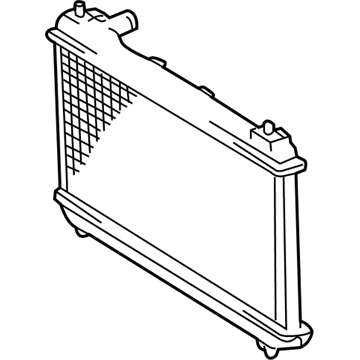 Toyota 16410-AZ044 Radiator Assembly, L/Cap