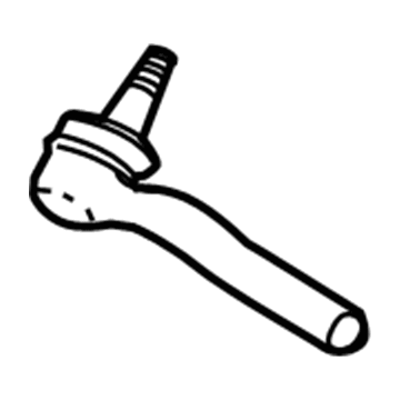 Toyota 45047-69115 Outer Tie Rod, Driver Side
