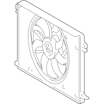 Toyota Sienna Cooling Fan Assembly - 16360-F0150