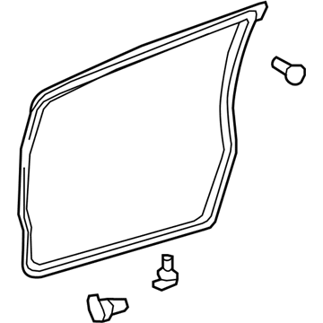Toyota Yaris Weather Strip - 67862-0D121
