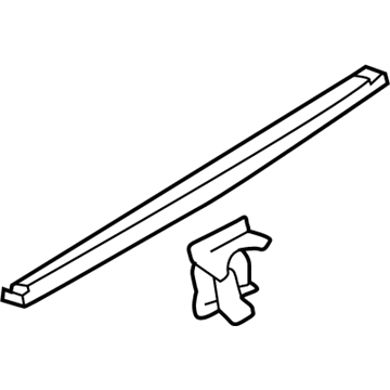 Toyota 75740-42010 Belt Weatherstrip, Driver Side