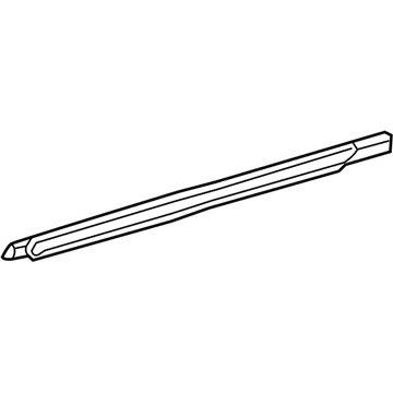 Toyota 68210-08020 Belt Molding, Outer Driver Side
