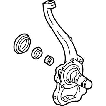 Toyota 43201-60020 Knuckle, Steering, Passenger Side