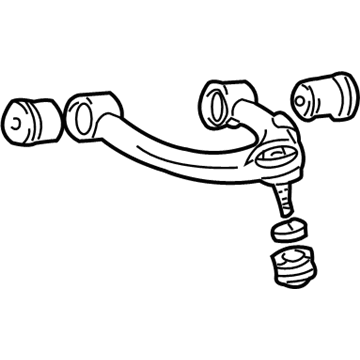 Toyota 48610-60030 Upper Control Arm, Passenger Side
