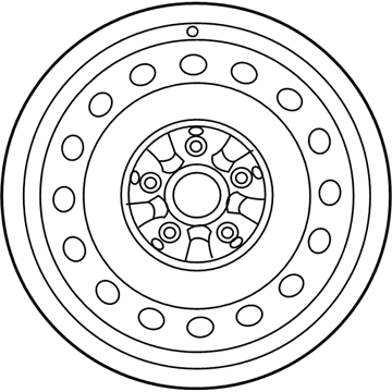 Scion 42611-21280 Wheel, Spare