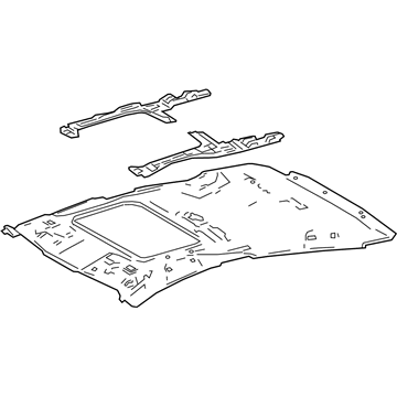 Toyota 63310-47171-B0 Headliner, Gray