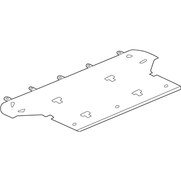 Toyota 58570-60771-A1 Trunk Carpet
