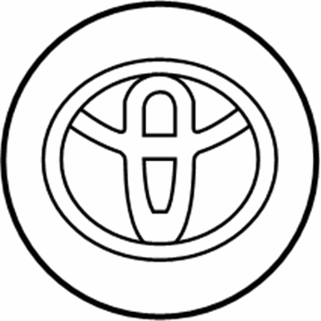 Toyota 42603-08030 Center Cap, Gunmetal