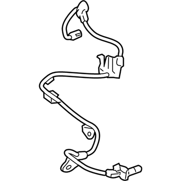 Toyota 89546-42040 Rear Speed Sensor, Driver Side