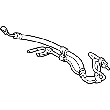 Toyota Highlander Power Steering Hose - 44410-48092