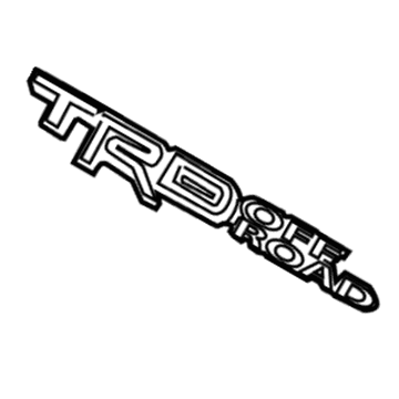 Toyota 75996-0C010-A0 Decal, Passenger Side