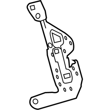 Toyota 86212-0R050 Radio Mount Bracket