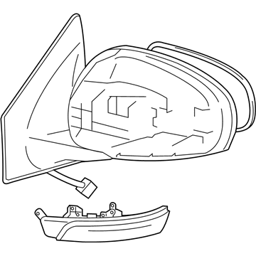 Scion iQ Car Mirror - 87940-74090