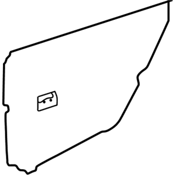 Toyota 67841-33060 Water Deflector, Passenger Side