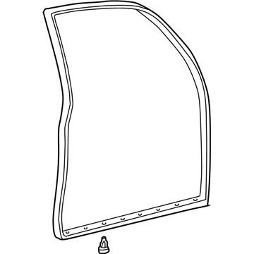 2004 Toyota Camry Door Seal - 67871-AA020