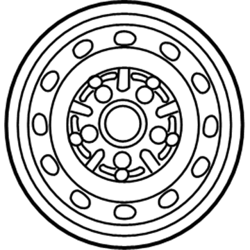 Toyota Tacoma Spare Wheel - 42601-04100