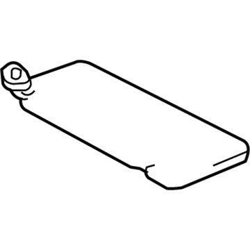 Toyota 74310-52450-B0 Sunvisor, Passenger Side
