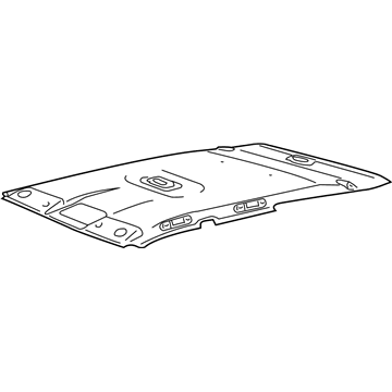 Toyota 63311-35281-E0 Headliner, Fawn