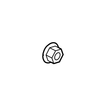 Toyota 90178-A0058 Stabilizer Link Lock Nut