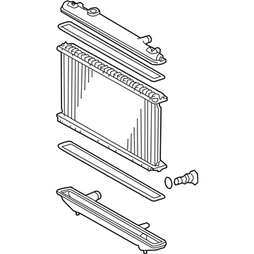 Toyota Radiator - 16400-0H131