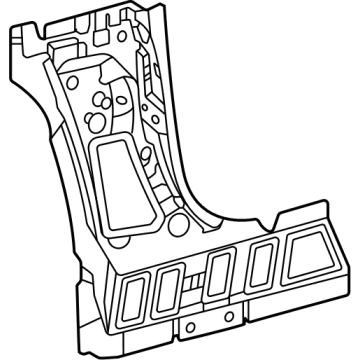 Toyota 61023-47080 Inner Hinge Pillar
