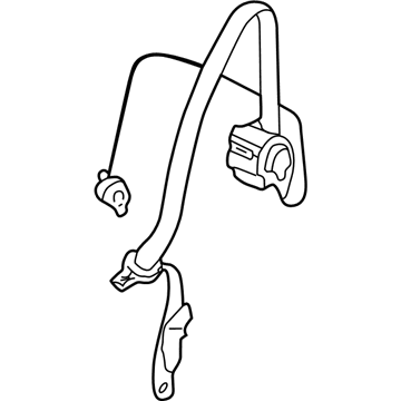 Toyota 73301-0C031-B1 Center Seat Belt
