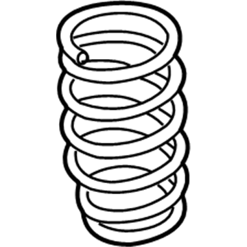 Toyota 48231-60E21 Coil Spring, Rear Driver Side