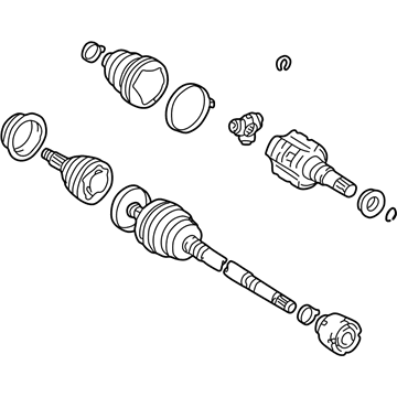 Toyota Corolla Axle Shaft - 43410-02091