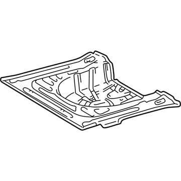 Toyota Corolla Floor Pan - 58311-02040