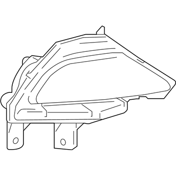 Toyota 81490-0R040 Lamp Reflector, Driver Side