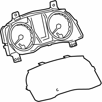Toyota Tacoma Instrument Cluster - 83800-04M92