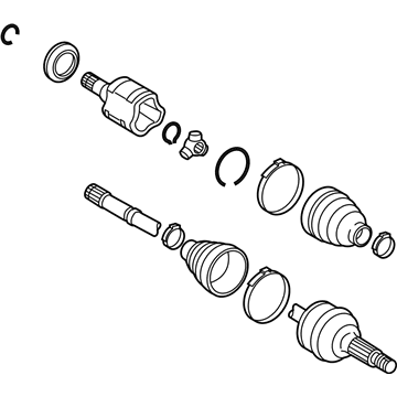 Toyota Highlander Axle Shaft - 42340-0E040