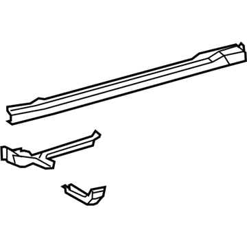 Toyota 57401-35910 Sidemember, Inner Passenger Side