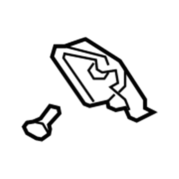 Toyota 58190-35032 Foot Rest, Front