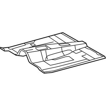 Toyota FJ Cruiser Floor Pan - 58111-60A02