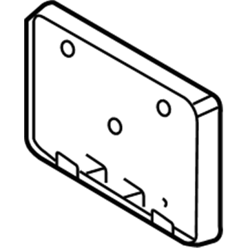 Toyota 52114-06030 License Panel, Front