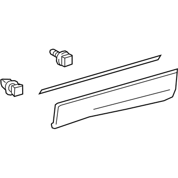 Toyota RAV4 Door Moldings - 75078-0R060-C0