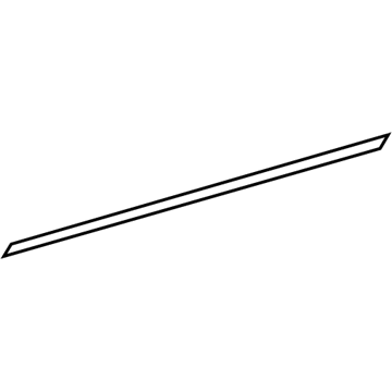 Toyota 75797-42020 Pad,  Rear Door Outside Moulding,  Upper