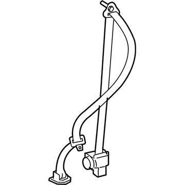 Scion xD Seat Belt - 73360-52380-C0