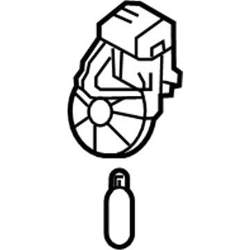 Toyota 81330-02010 Trunk Lamp Assembly, Rear