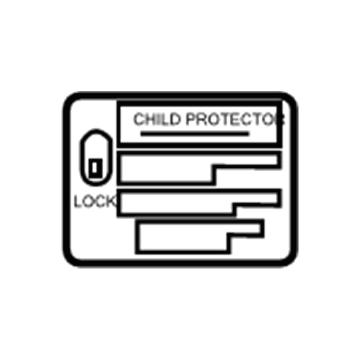Toyota 69339-33040 Caution Label