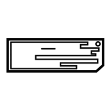 Toyota 74596-53011 Air Bag Label