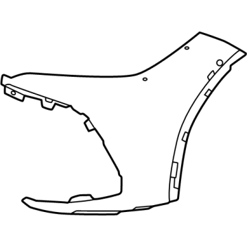 Toyota 52112-30900 Bumper Side