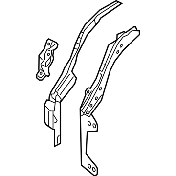 Toyota 53705-F4900 Apron Reinforcement
