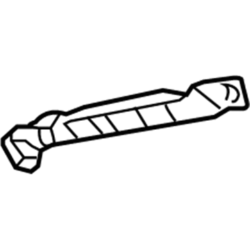 Toyota 66416-07020 Headliner Spacer, Passenger Side