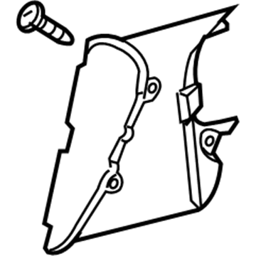 Toyota 62933-17050 Air Inlet Duct, Inner Passenger Side