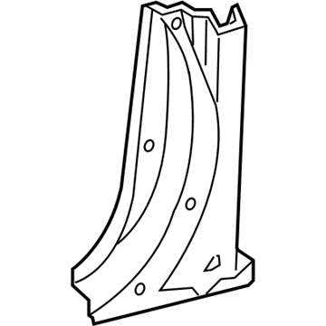 Toyota 61301-17901 Lock Pillar, Outer Passenger Side