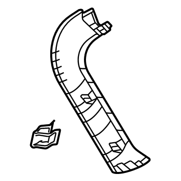 Toyota 67937-48060-C0 Side Trim Panel, Passenger Side