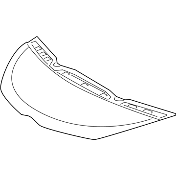 Toyota 53301-74020 Hood, Front